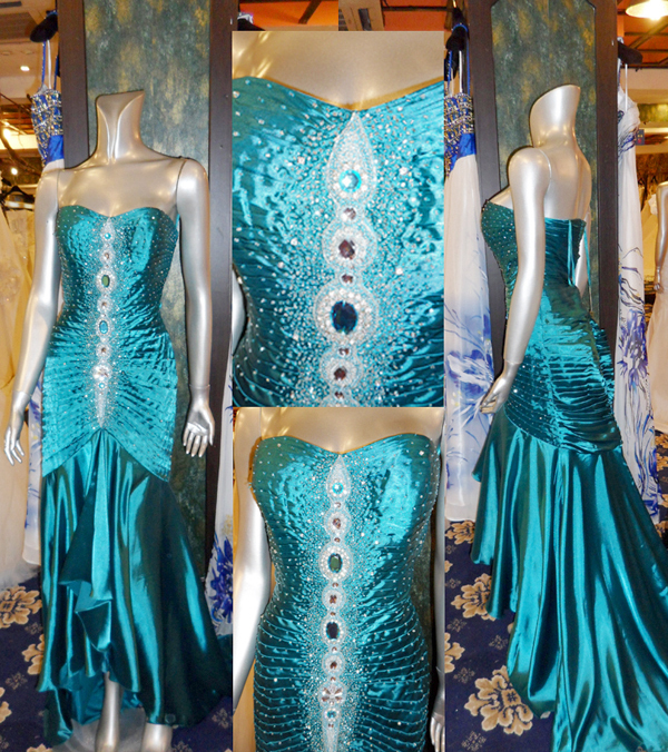 Stunning Sexy Swarovski Beaded Slim Prom/Evening Dress B894